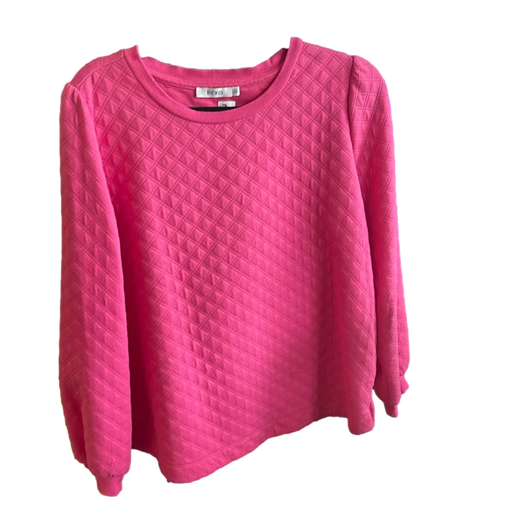 Ricki’s Quilted Jersey top.  Large